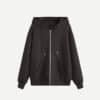 Campera friza adulto unisex negro